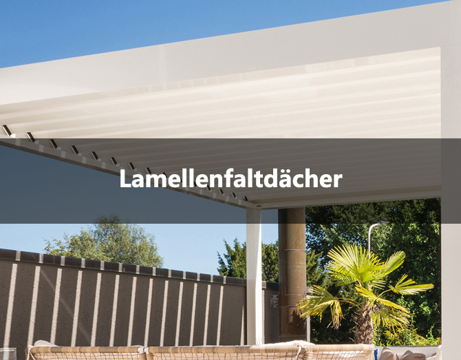 Lamellenfaltdächer