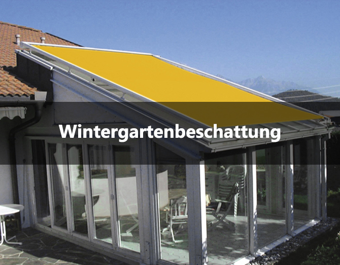Wintergartenbeschattung
